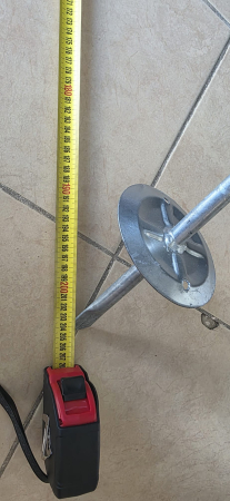 ​​​​​​​Trepied telescopic pentru aspersor de irigații 2" – înălțime reglabilă 80-120 cm [3]