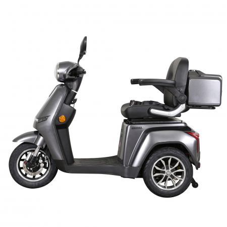 Triciclu electric Samus Arizona 3R1 1000W 60V 20Ah Autonomie 52 km 3 viteze Argintiu [3]