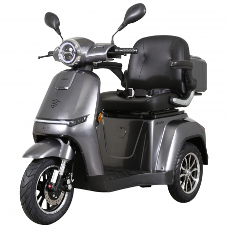 Vehicule Electrice /  Tricicluri - Triciclu electric Samus Arizona 3R1 1000W 60V 20Ah Autonomie 52 km 3 viteze Argintiu