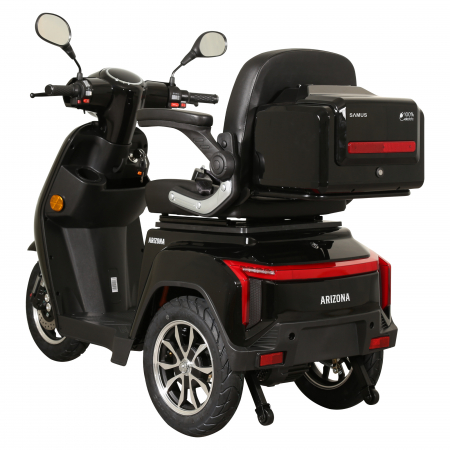 Triciclu electric Samus Arizona 3R1 1000W 60V 20Ah Autonomie 52 km 3 viteze Negru [7]