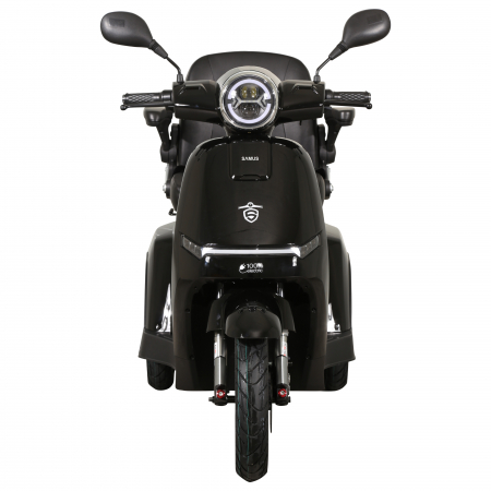Triciclu electric Samus Arizona 3R1 1000W 60V 20Ah Autonomie 52 km 3 viteze Negru [1]