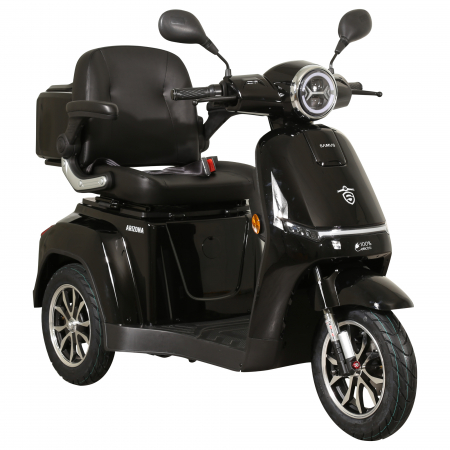 Vehicule Electrice /  Tricicluri - Triciclu electric Samus Arizona 3R1 1000W 60V 20Ah Autonomie 52 km 3 viteze Negru