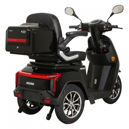 Triciclu electric Samus Arizona 3R1 1000W 60V 20Ah Autonomie 52 km 3 viteze Negru [6]