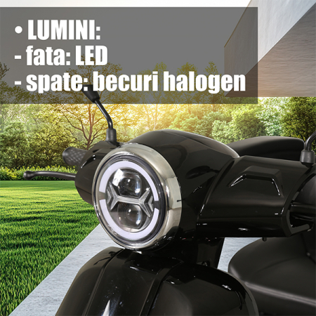 Triciclu electric Samus Arizona-3R1-10T1000-60V20 Black [21]