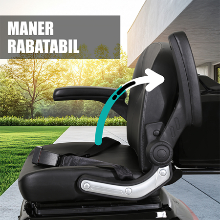 Triciclu electric Samus Arizona-3R1-10T1000-60V20 Black [24]