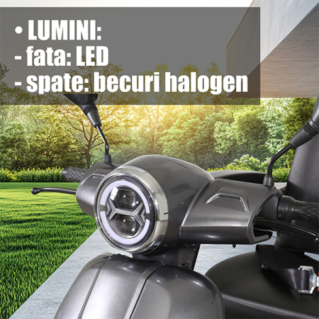 Triciclu electric Samus Arizona-3R1-10T1000-60V20 Silver [20]