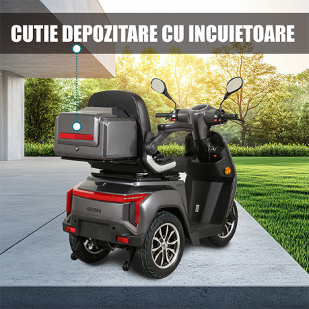 Triciclu electric Samus Arizona-3R1-10T1000-60V20 Silver [22]