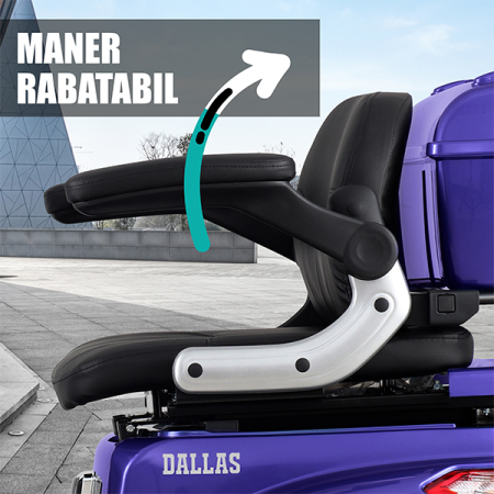 Triciclu electric Samus Dallas-3R1-10T1000-60V20-Blue [9]