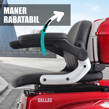 Triciclu electric Samus Dallas-3R1-10T1000-60V20-Red [10]