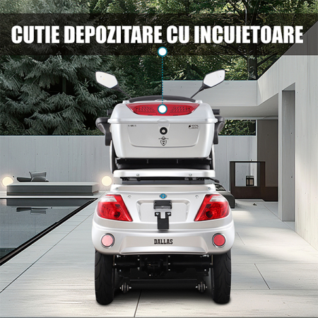 Triciclu electric Samus Dallas-3R1-10T1000-60V20-Silver [9]