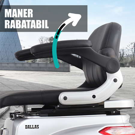 Triciclu electric Samus Dallas-3R1-10T1000-60V20-Silver [10]