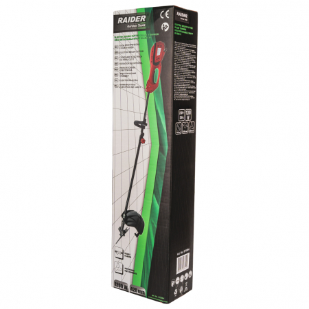 Trimmer electric Raider RD‑EBC11, 1.2 kW, tijă detașabilă, 2 funcții de taiere [4]
