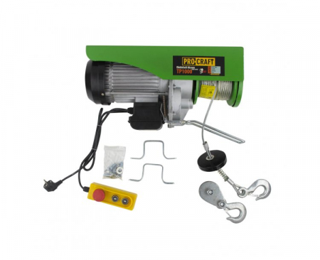 Macarale si electopalane - Troliu electric palan Procraft TP1000, 1600W, cu kit montare Greutate 1000kg