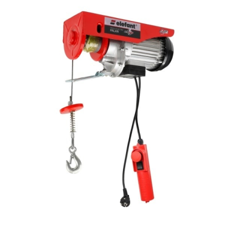 Troliu / Palan Electric de Ridicare ELEFANT ETP250, 250 kg, 540W, Cablu oțel, 10/5 m/min [2]