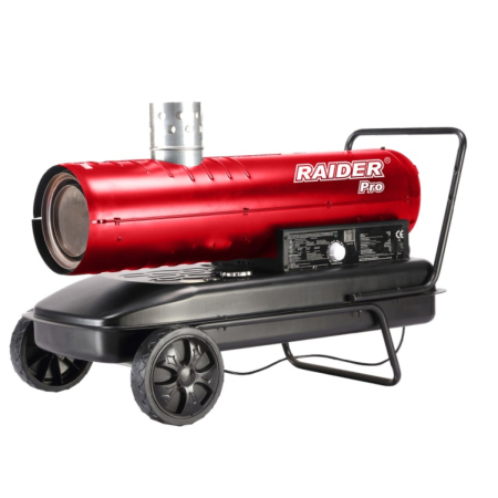 BRICOLAJ - Tun aer cald motorină RDP-IDSH30, ardere indirectă, 30 kW, debit 1100 m³/h, pentru spații mari