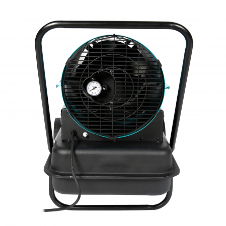 Tun de caldura cu ardere directa fara cos de evacuare gaze, motorina, putere 50kw, debit de aer 1100 m3/h, consum 4 l/h, alimentare 220, 240v, Detoolz DZ-EI107 [7]
