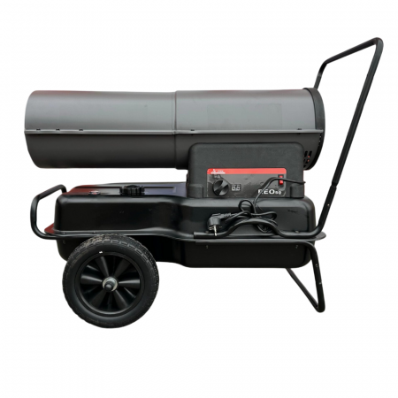 Tun de caldura pe motorina (Diesel) DRK 50 Kw cu rezervor de 40 Litri, suprafata de incalzire 240m2, consum maxim 5l/h [3]
