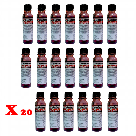 Piese si consumabile pentru DRUJBE - Set 20 de Ulei rosu pentru amestec 2T, 125 ml