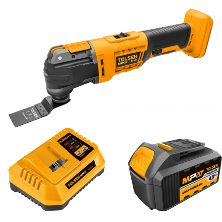 Fierastraie electrice - Unealta multifunctionala pe acumulator, MP20V - 20V, 4 Ah, Tolsen