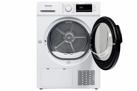 Uscator cu pompa de caldura HEINNER HHPD-M10G5PBKD++, 10 KG, 16 programe de uscare, Display LED, Functie anti-sifonare, Indicator curatare filtru scame, Indicator rezervor colectare apa plin, Blocare  [1]