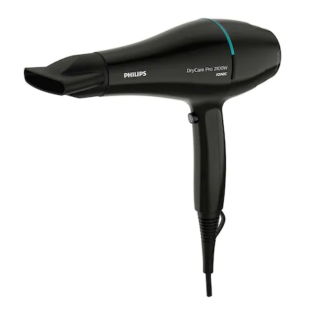 Marelvi - Uscator de par Philips DryCare , 2100 W, Ionizare, 6 Setari temperatura si viteza, ThermoBalance, Negru