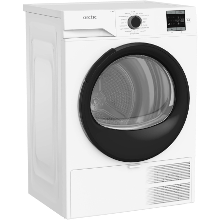 Uscator de rufe Arctic cu pompa de caldura, 8kg, D, AquaSurf, Auto Antisifonare, Dispaly, Alb [2]