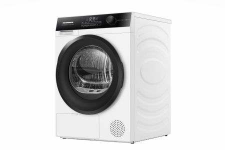 Uscător de rufe cu pompă de căldură Heinner HHPD-HMK90IVFC+++, 9 kg, Motor Inverter, Clasa C, 14 Programe, Control Touch, Alb [2]