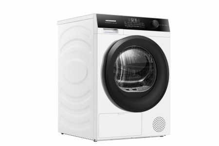 Uscător de rufe cu pompă de căldură Heinner HHPD-HMK90IVFC+++, 9 kg, Motor Inverter, Clasa C, 14 Programe, Control Touch, Alb [1]