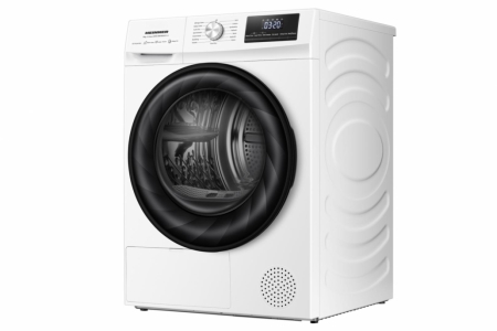 Uscător de rufe cu pompă de căldură Heinner HHPD-HMY80IVFC+++, 8 kg, Motor Inverter, Clasa C, 15 Programe, Display Digital, Alb [3]