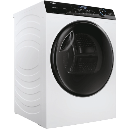 Uscator de rufe Haier, 31102533 Pompa de caldura cu compresor inverter, 8kg,clasa A+++, WIFI-app hOn, 11 programe +app, alba - usa neagra [2]