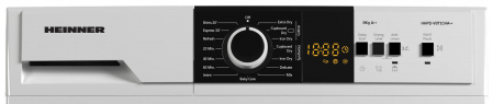 Uscator de rufe Heinner HHPD-V8T1CHA++, Pompa de caldura, 8 kg, 15 programe, Clasa A++, Display LED, Lumina cuva, Indicator curatare filtru scame, Alb [2]