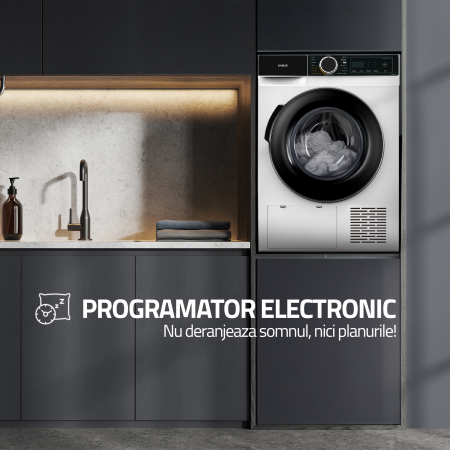 Uscător de Rufe Samus SADP-833, 8 kg, Pompa de Caldura, Clasa Energetica A++, 15 Programe, Display Electronic [2]