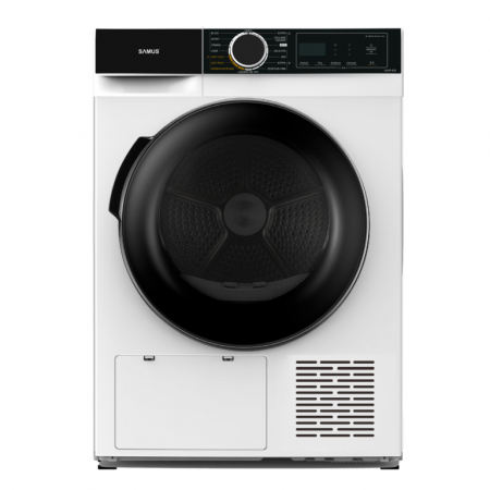 Uscatoare de rufe - Uscător de Rufe Samus SADP-833, 8 kg, Pompa de Caldura, Clasa Energetica A++, 15 Programe, Display Electronic