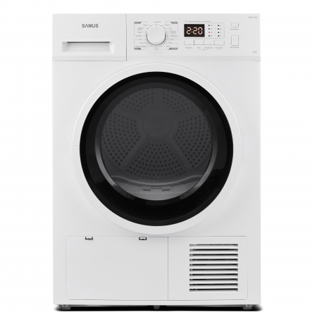 Uscator rufe Samus SGDP1024 Pompa de Caldura 10 kg 16 Programe Clasa D Alb Afisaj Electronic [1]
