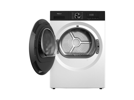 Uscator rufe TESLA WT8H91T, 8kg, D(E),Pompa caldura, delay start, 15 progr. display, alb [2]