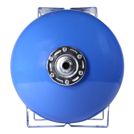 Vas de expansiune orizontal Wassertechnik WTH80HBLUE, apa rece, volum 80 l, presiune max.10 bari, cu suport [1]