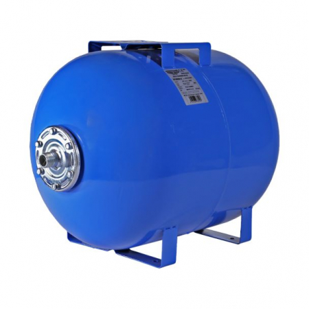 Vas de expansiune orizontal Wassertechnik WTH80HBLUE, apa rece, volum 80 l, presiune max.10 bari, cu suport [2]