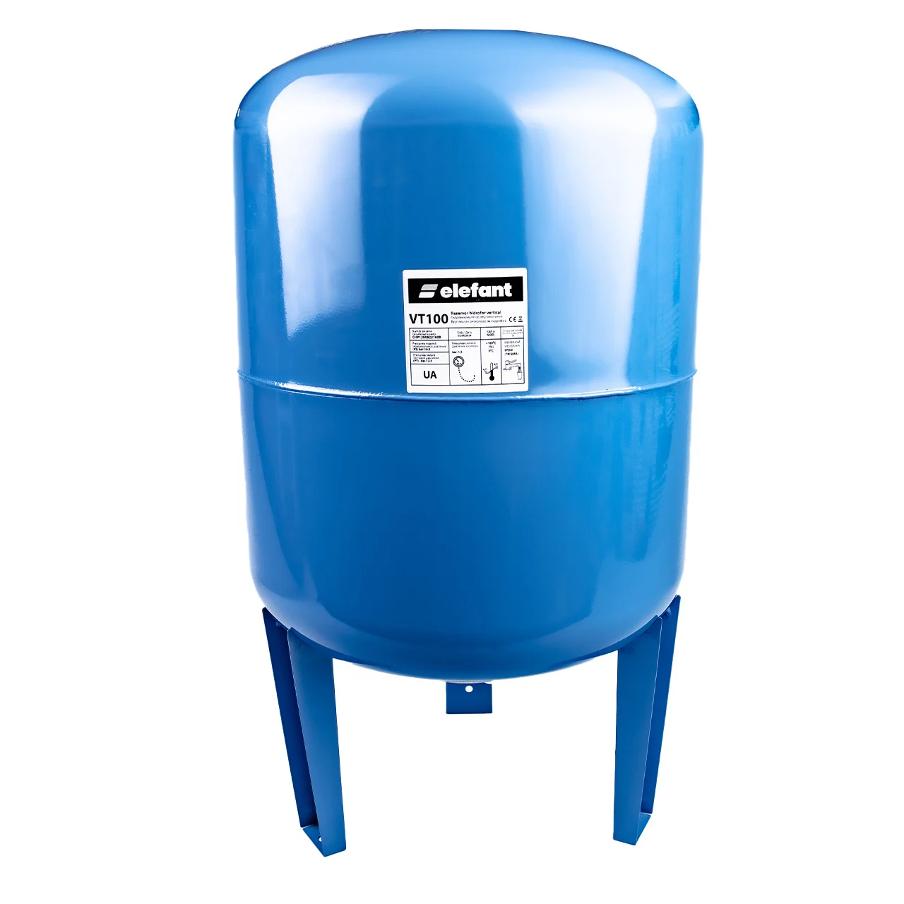 Vas de expansiune vertical, 100L, presiune maxima 10 Bar, Elefant [2]