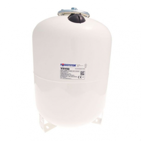 GRADINA - Vas de expansiune vertical cu suport Aquasystem VSV50, apa calda, volum 50 l, max 10 bari
