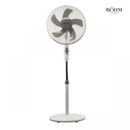 Climatizare si sisteme de incalzire - Ventilator de podea BÖHM BLSF-4043, 3 viteze, 16 ingi, Compact, Reglabil și Eficient