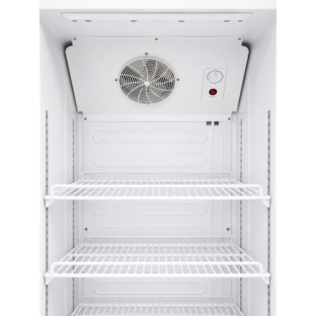Vitrina frigorifica LDK VF300W, Clasa B, Capacitate 300 l, Termostat reglabil, Rafturi reglabile, Iluminare LED, H 169 cm, Alb [2]