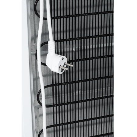 Vitrina frigorifica Samus VS380D, 346 L, Sistem racire ventilator, 5 rafturi ajustabile, Dezghetare automata, Lumina LED Alb/Negru [13]