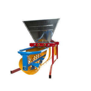 Zdrobitor si Desciorchinator manual Micul Fermier, cuva de INOX, productie 300 KG/H, GF-1437 [23]