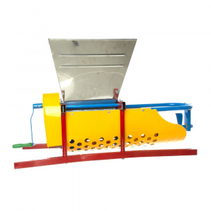 Zdrobitor si Desciorchinator manual Micul Fermier, cuva de INOX, productie 300 KG/H, GF-1437 [14]