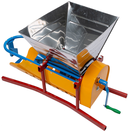 Zdrobitoare-Teascuri-Razatori - Zdrobitor si Desciorchinator manual Micul Fermier, cuva de INOX, productie 300 KG/H, GF-1437