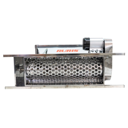 Zdrobitor struguri electric RURIS HT300, 750W, capacitate 75L, 1600-1800 kg/h, role aluminiu, cuvă inox, motor cupru 1400 rpm [1]
