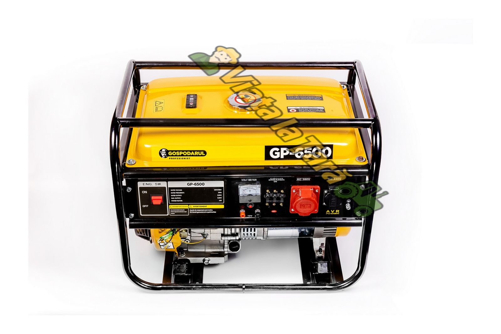 Generator de curent Trifazic GP 6500, cu motor de 13 CP, putere maxima