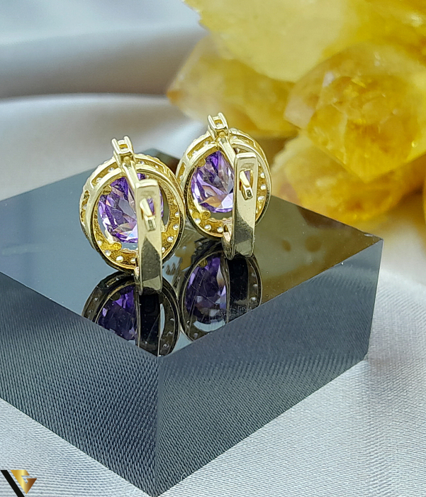 Cercei Aur 14k, Zirconiu [3]