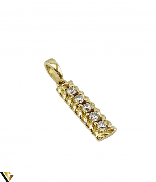 Pandantiv Aur 14k, Zirconiu [2]