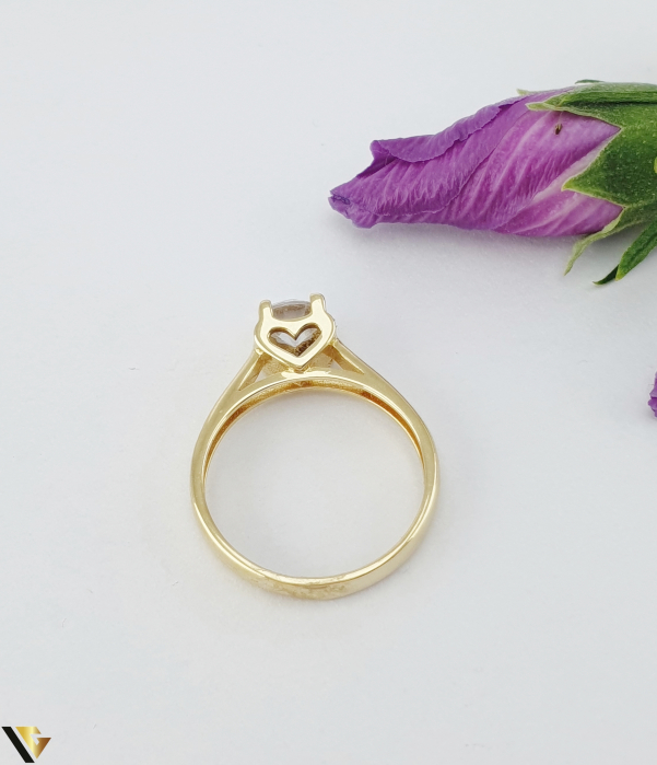 Inel Logodna Aur 14k, Zirconiu [2]